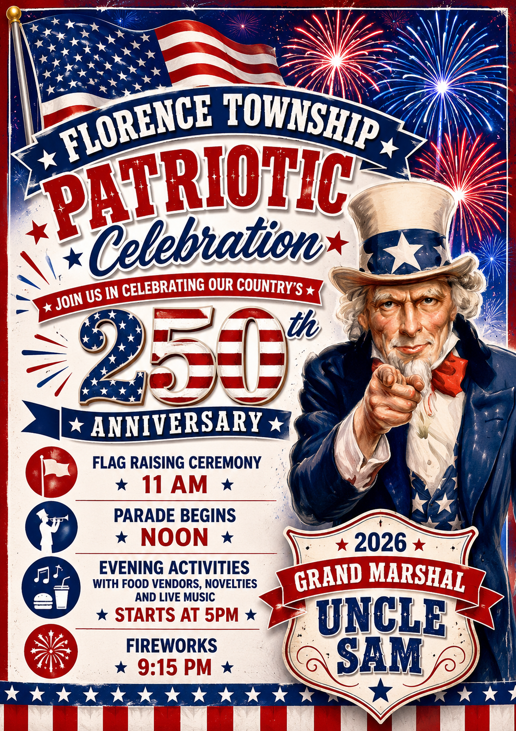 2026 Patriotic Celebration FLyer
